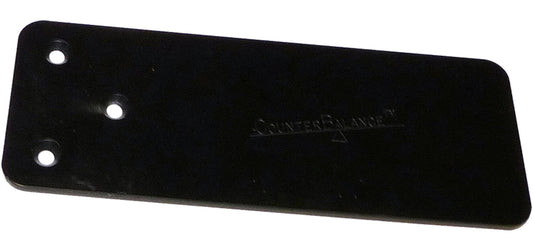 CounterBalance Counter plate 9.75-in x 3.75-in x 0.1875-in-Gauge Black Steel Countertop Support Bracket (6-Pack) CCH-CBP-KIT