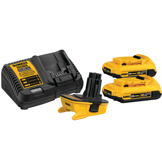 DEWALT 20-V 2-Pack Lithium Battery Adapter Kit (2 Ah) DCA2203C