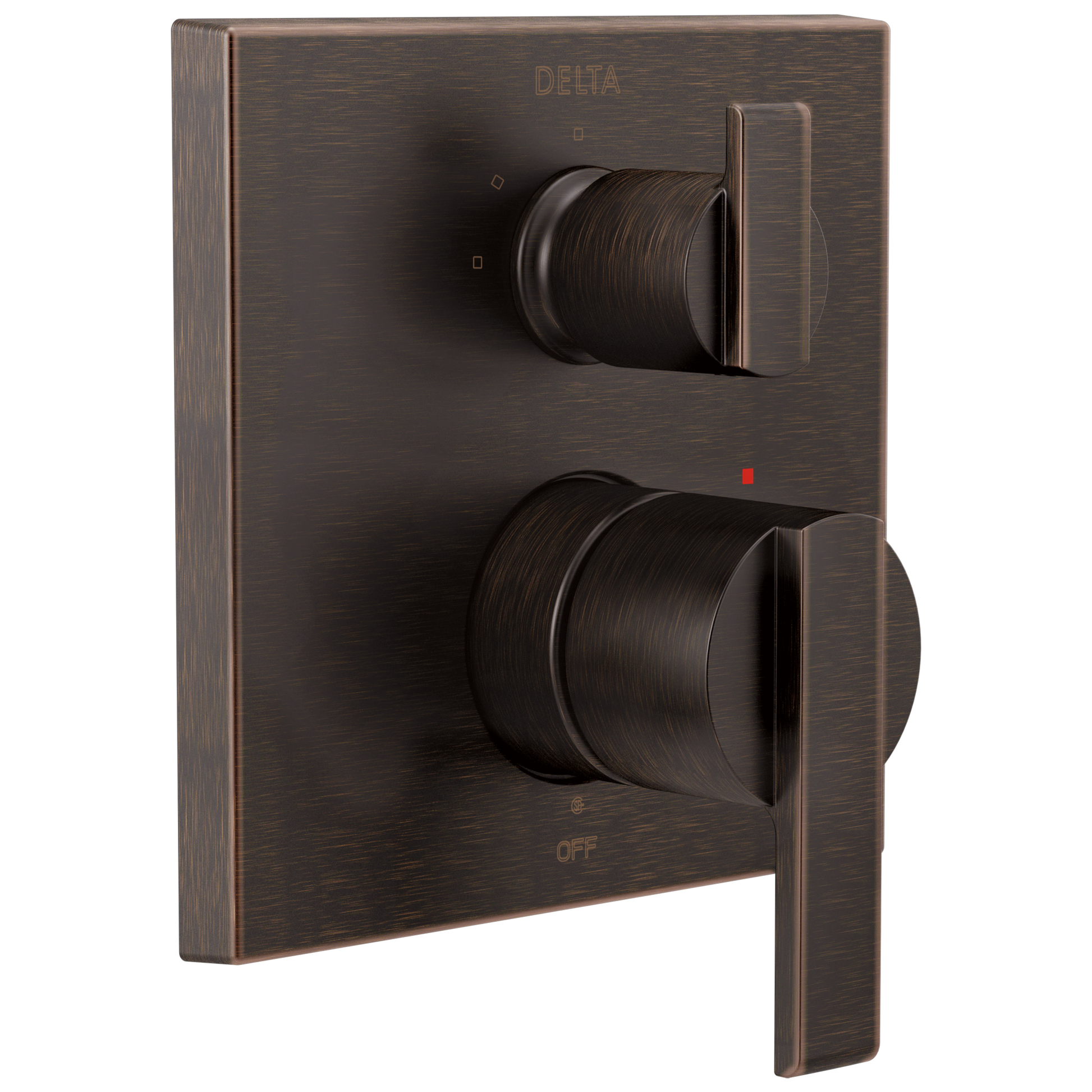 Delta Angular Venetian Bronze 3.438-Inches Universal Universal Shower mixer 0.5-Inches -ID