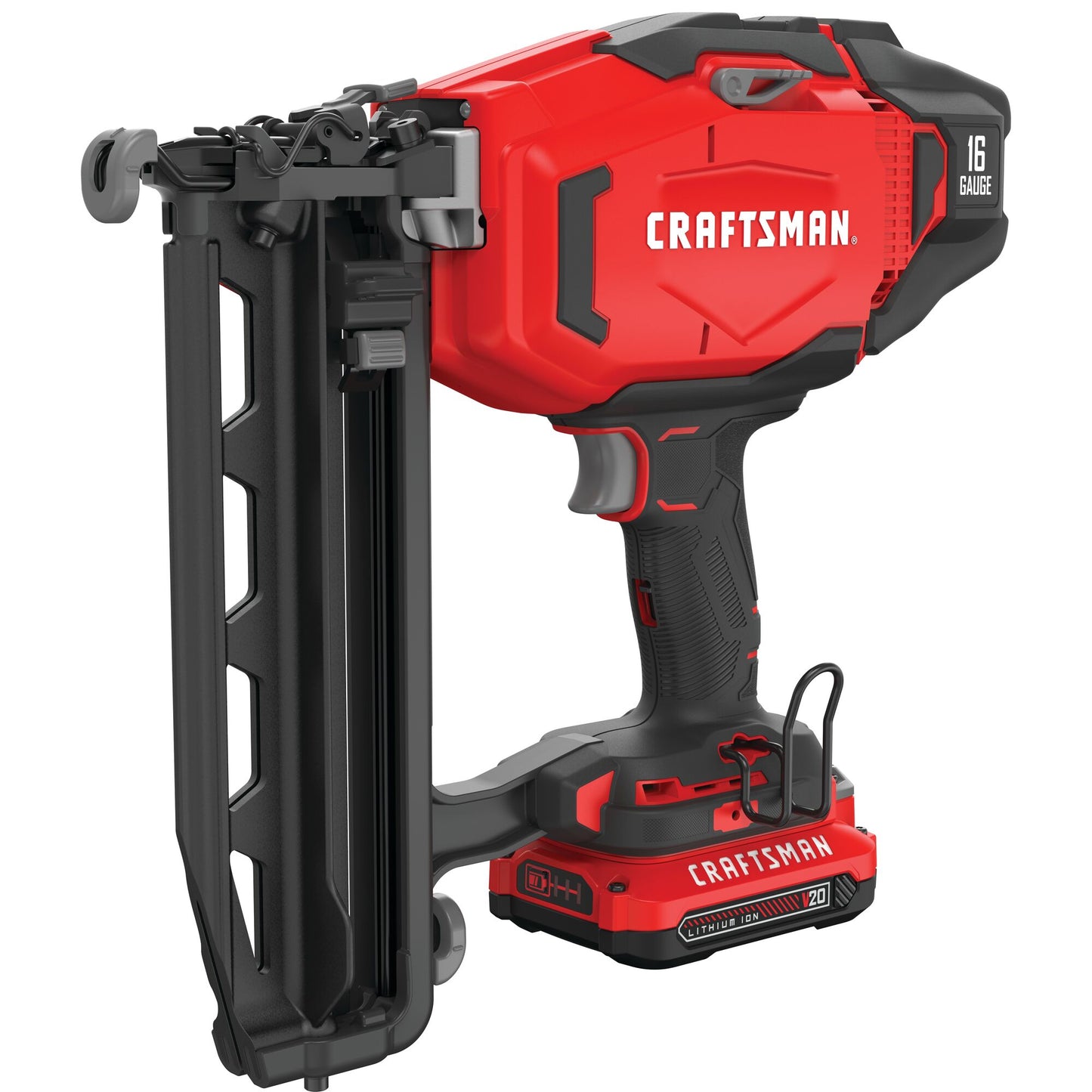 CRAFTSMAN V20 2.5-in 16-Gauge Cordless Finish Nailer (Battery & Charger Included) CMCN616C1