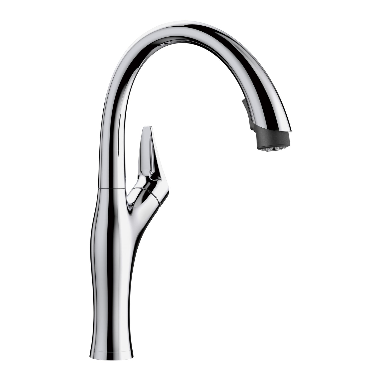 BLANCO Artona Chrome Single Handle Deck-mount Pull-down Kitchen Faucet with Sprayer
