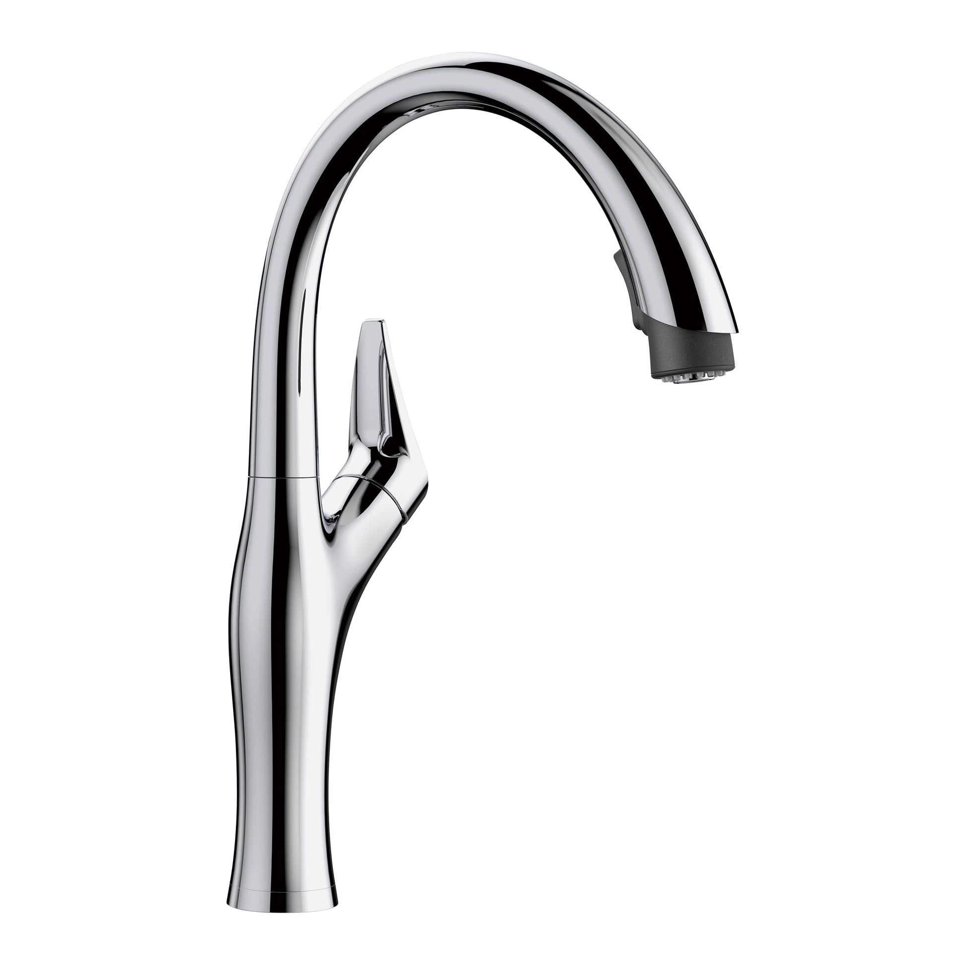BLANCO Artona Chrome Single Handle Deck-mount Pull-down Kitchen Faucet with Sprayer