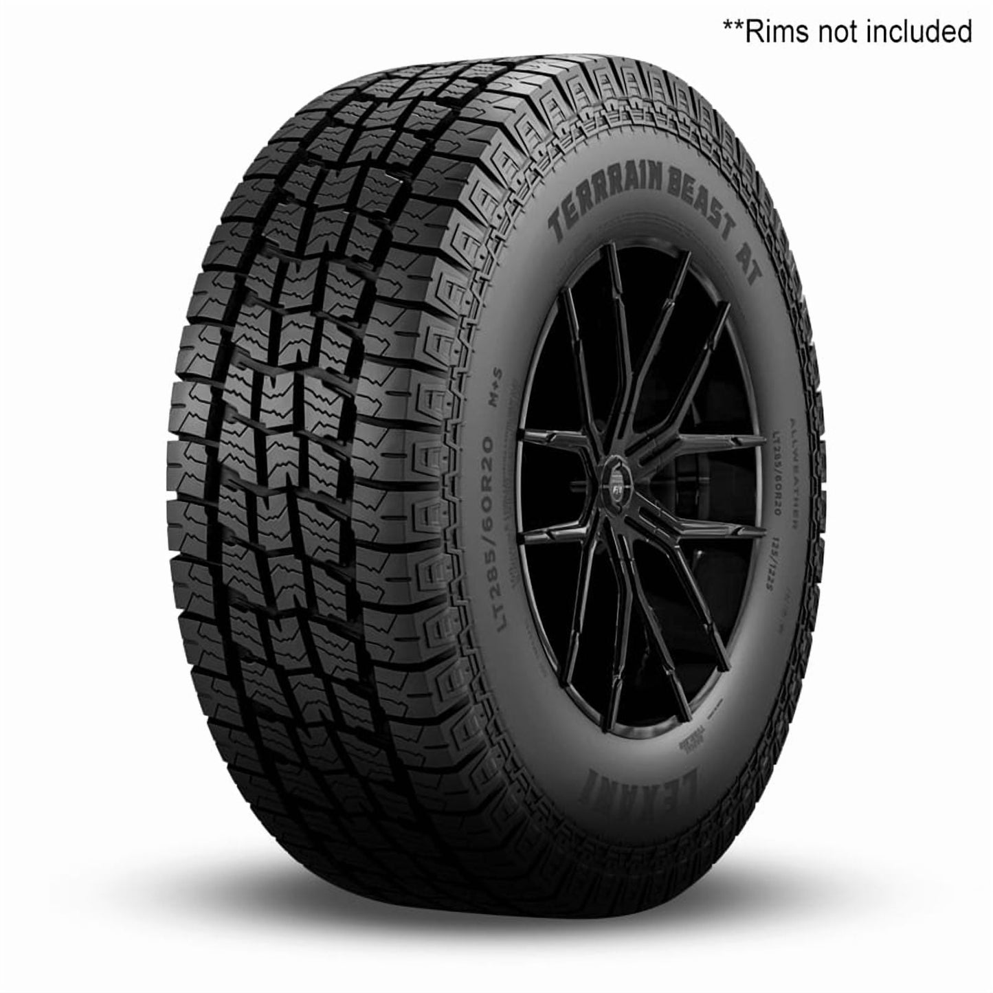 1 Lexani Terrain Beast AT LT285/75R16 126/123S All Terrain 50K Warranty 10 PLY LXSTAT1675020 / 285/75/16 / 2857516
