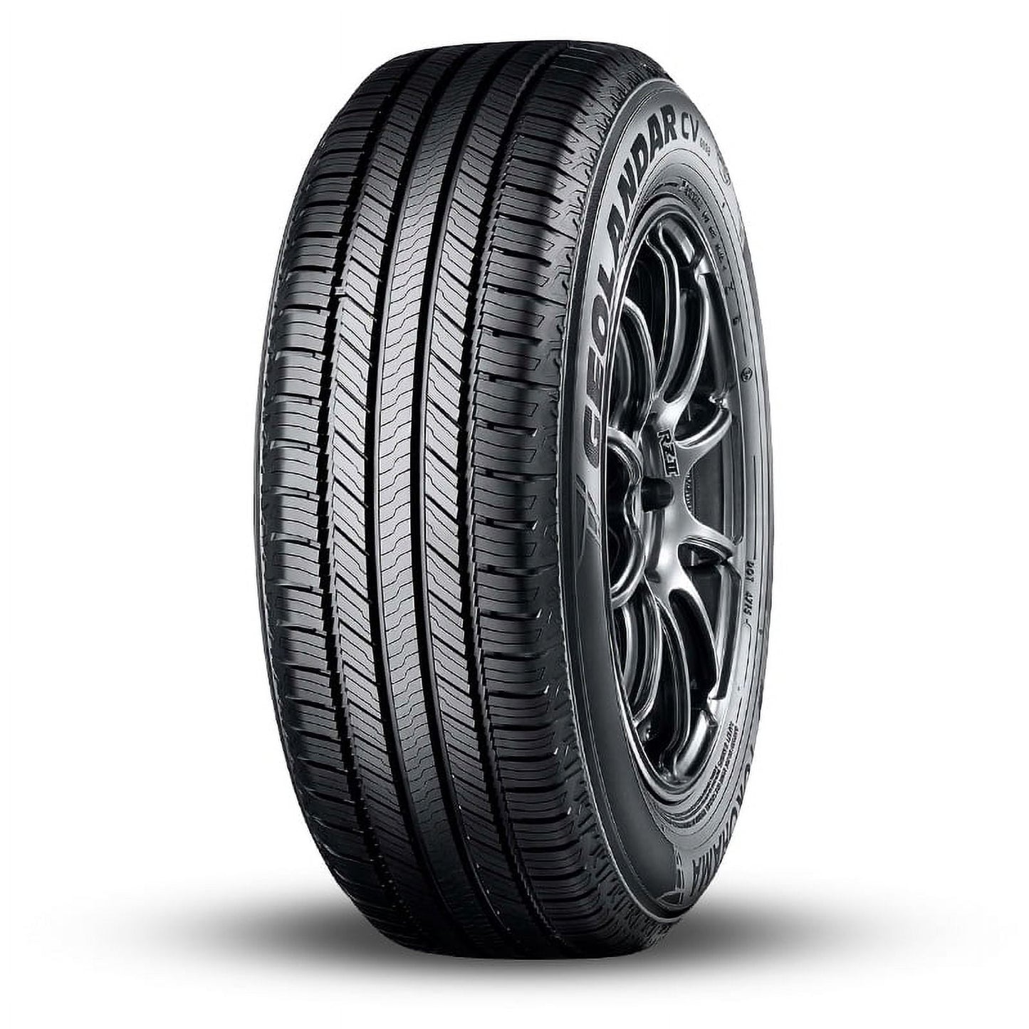 1 Yokohama Geolandar CV G058 255/60R17 106H All Season 65000 Mi Warranty CUV SUV 110105821 / 255/60/17 / 2556017