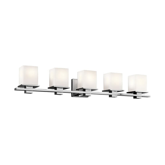 Kichler Tully 40.25-in 5 -Light Chrome Modern/contemporary Vanity light 1252420