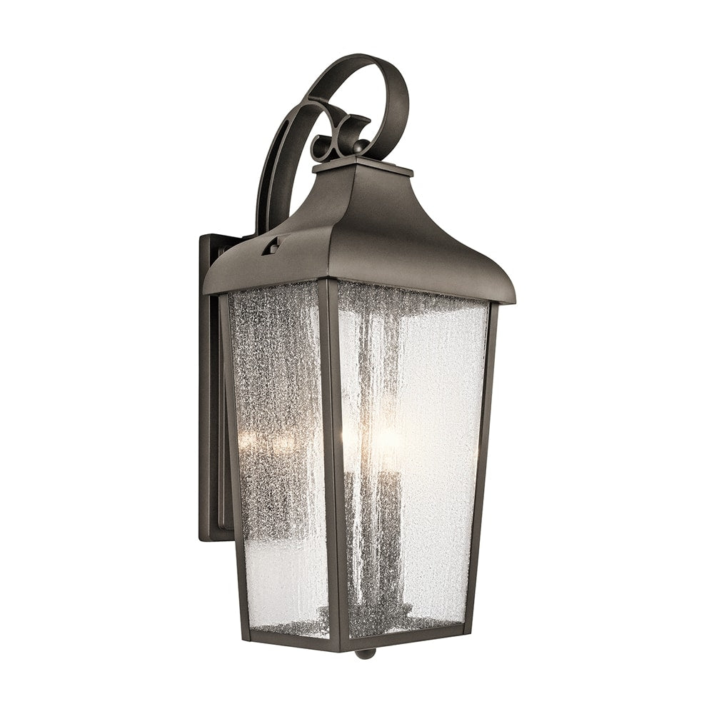 Kichler Forestdale 2 -Light 21.5-in H Bronze Hardwired Outdoor Wall Light 1253959