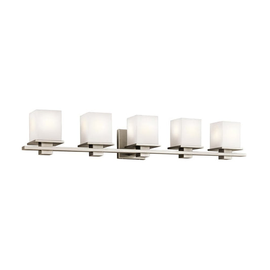 Kichler Tully 40.25-in 5 -Light Antique Pewter Modern/contemporary Vanity light 1252419