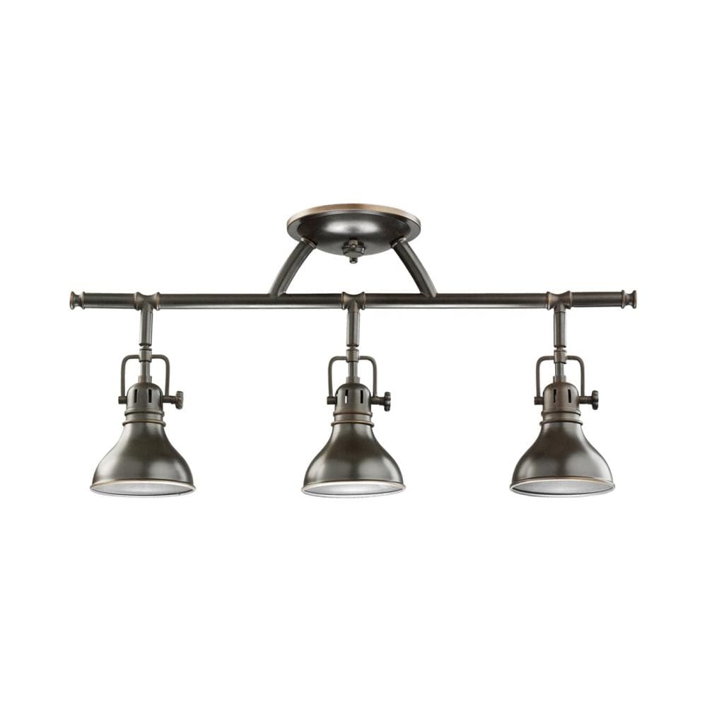 Kichler Hatteras Bay 22.75-in 3 -Light Olde bronze GU10 pin base Coastal Track Bar 1253537