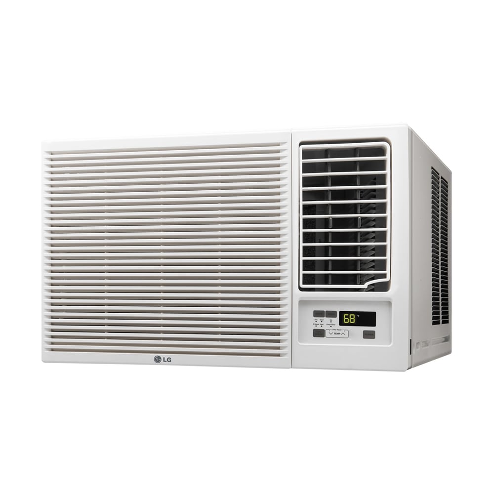 LG 320-sq ft Window Air Conditioner with Heater with Remote (115-Volt; 7500-BTU) LW8016HR