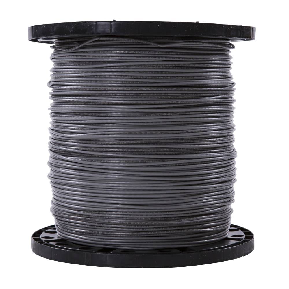 Southwire 2500-ft 12-AWG Grey Stranded Copper Thhn Wire (By-the-roll) 22972406