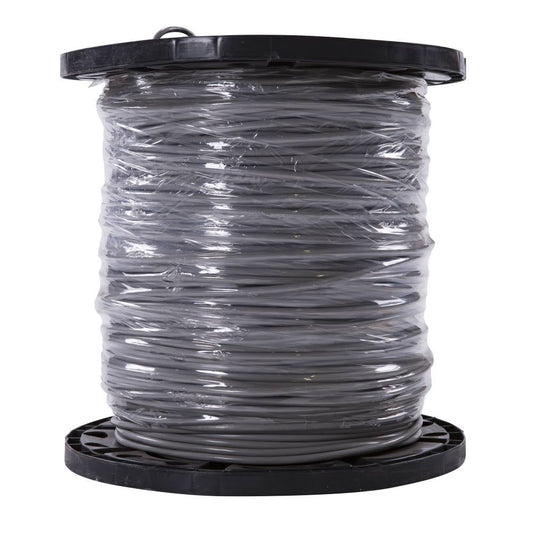 Southwire SIMpull 1000-ft 8-AWG Grey Stranded Copper Thhn Wire (By-the-roll) 23850106