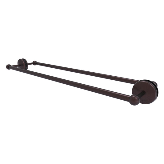 Allied Brass Monte Carlo 30-in double Antique Bronze Wall mount Double Towel Bar