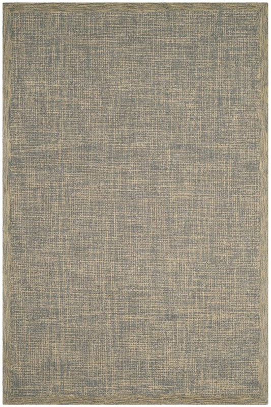 Safavieh Abstract Wendel 6 x 9 (ft) Tufted Wool Gold/Gray Rectangular Indoor Farmhouse/Cottage Area rug