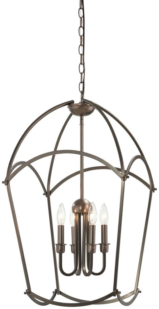 Minka Lavery Jupiter's Canopy 4 -Light Harvard Court Bronze Transitional Lantern Medium Hanging Pendant light 1664473