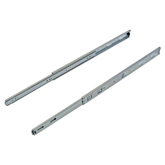 CSH 24-in Side Mount 100-lb Load Capacity Silver Drawer Slide (15-Pieces) 39.1150.24
