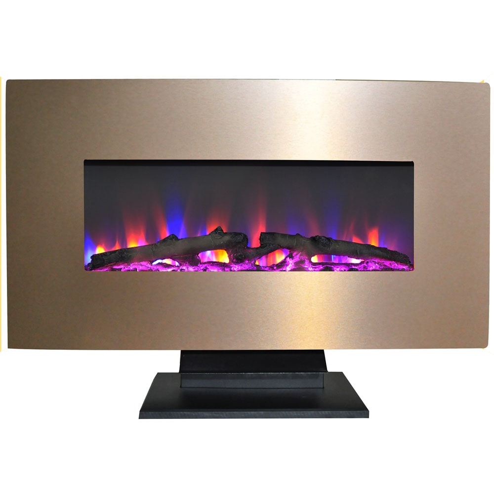 Cambridge 36-in W Bronze Fan-forced Electric Fireplace CAM36WMEF-2BR