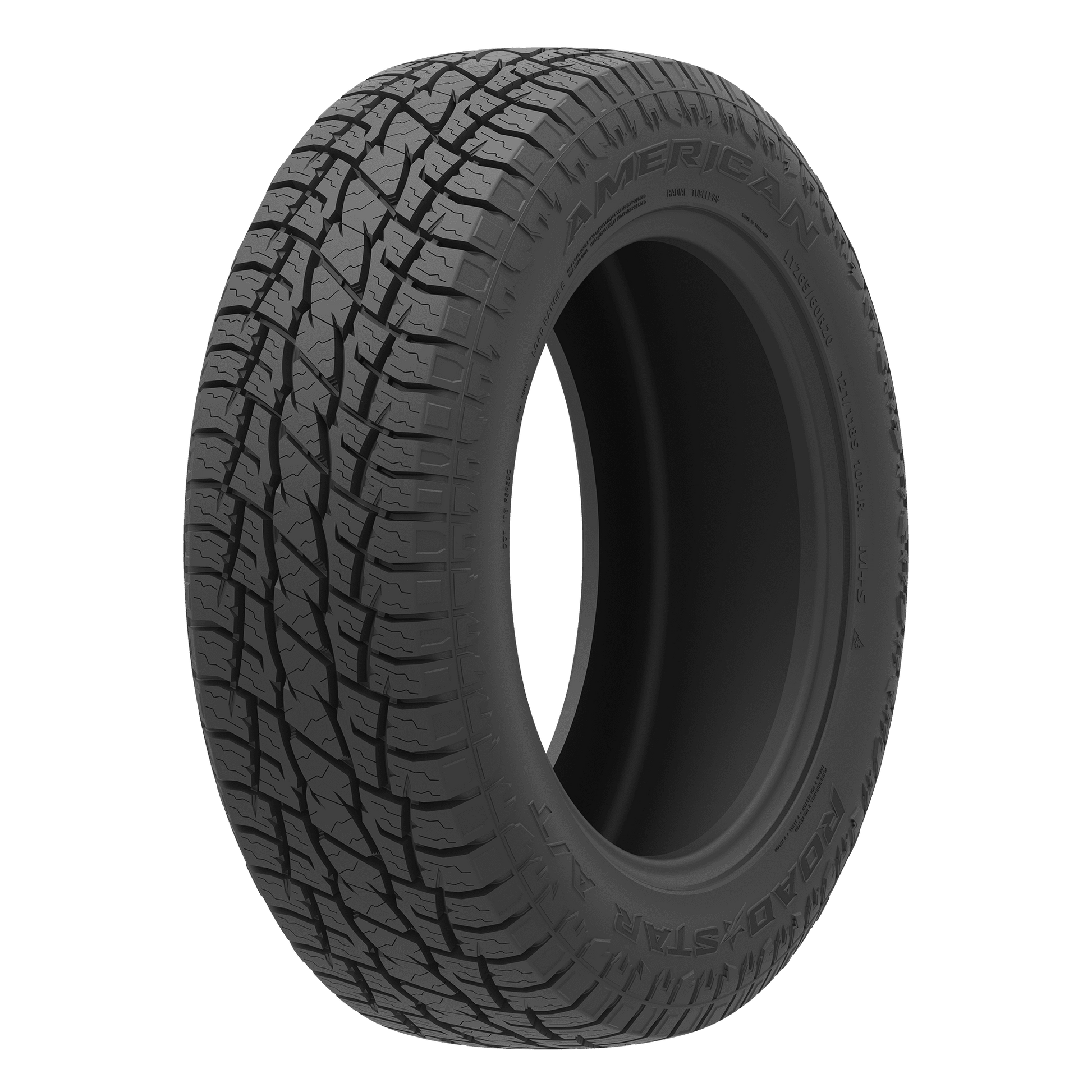 265/70R16 American Road Star A/T 112T SL Black Wall Tire