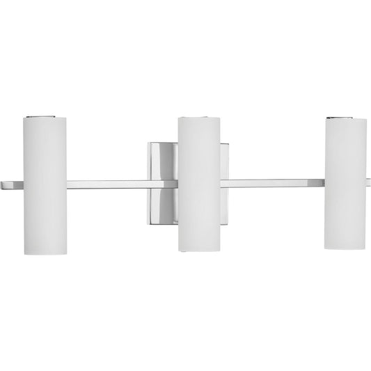 Progress Lighting Colonnade LED 22-in 3 -Light Polished Chrome Integrated LED Modern/contemporary Vanity light 1158847