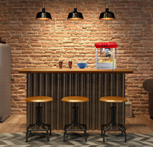 Great Northern Popcorn 1 Cup Stainless Steel Oil Countertop Popcorn Machine 889726KSB