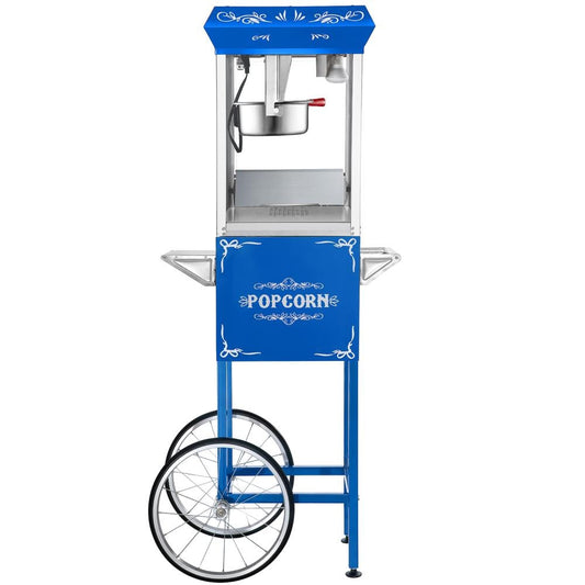 Great Northern Popcorn 1 Cups Stainless Steel Oil Freestanding Popcorn Machine Cart 338034BHQ