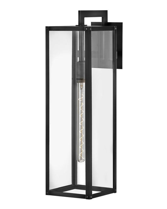 Hinkley Max 1 -Light 25-in H Black Hardwired Integrated LED Outdoor Wall Light 3661496