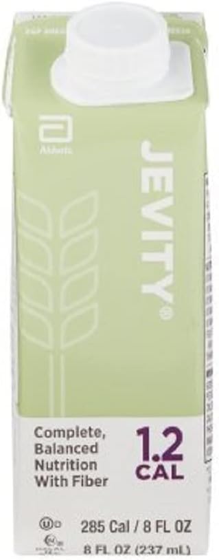 Jevity 1.2 Cal Nutritional Supplement Unflavored (Jevity 1.2 Cal - 8 oz Cartons) 1/Case of 24 Cartons, 8 Fl Oz (Pack of 24)