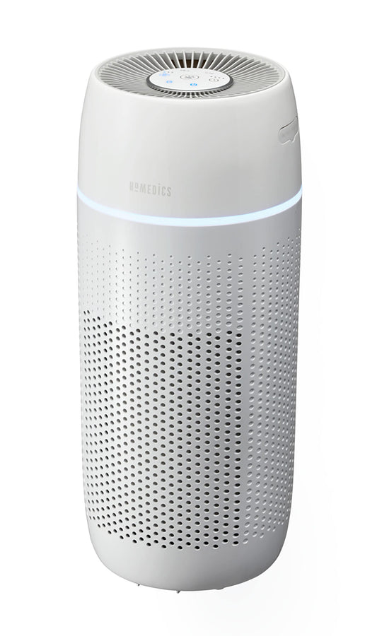 HOMEDICS PetPlus 3-Speed Ionic White HEPA Air Purifier ENERGY STAR (Covers: 266-sq ft) AP-PET35-WT