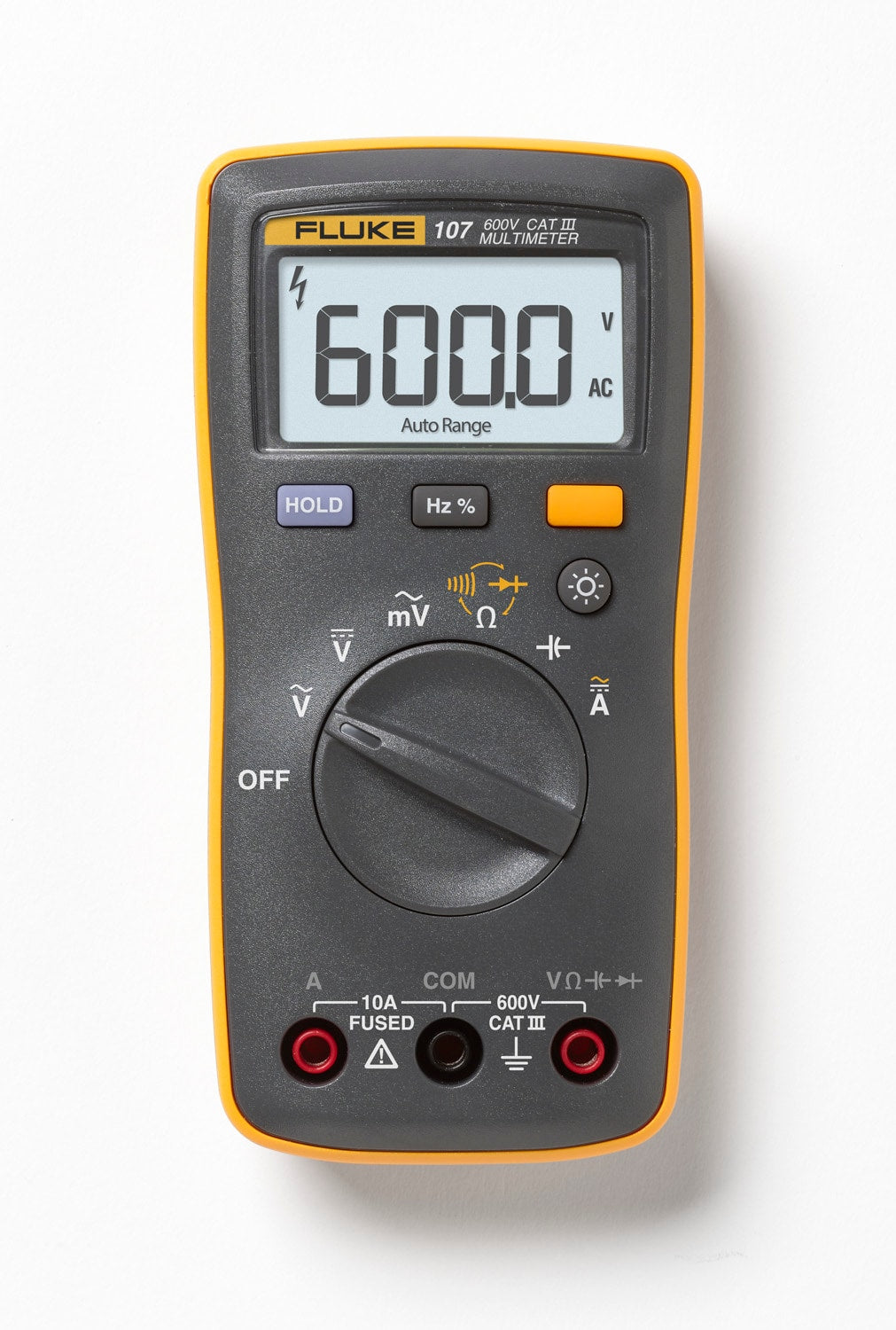 Fluke 107 Pocket Digital Display Multimeter 600-Volt FLUKE-107-LW