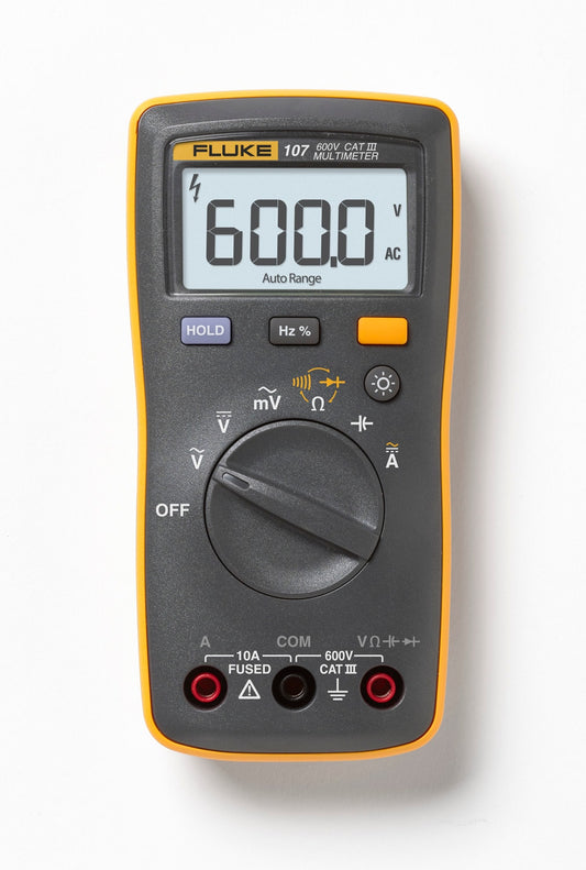 Fluke 107 Pocket Digital Display Multimeter 600-Volt FLUKE-107-LW