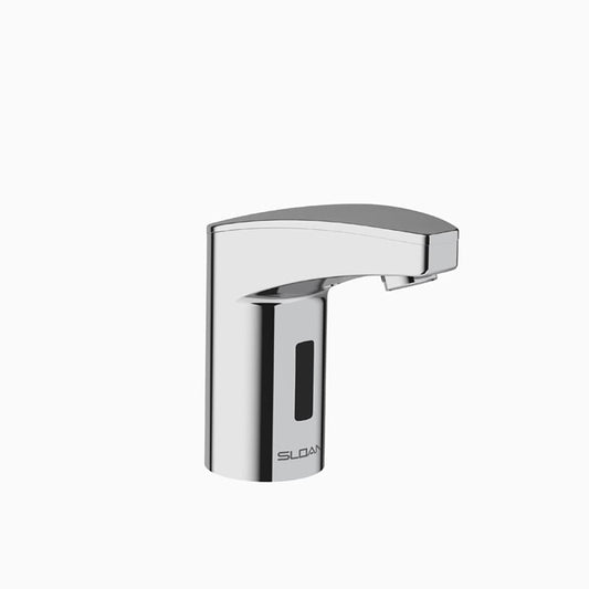 Sloan Optima Polished Chrome Single hole Touchless Low-arc Commercial Touchless Bathroom Sink Faucet