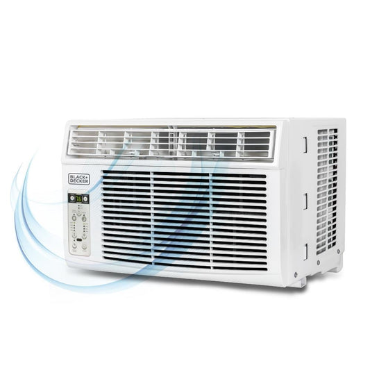BLACK+DECKER 350-sq ft Window Air Conditioner with Remote (115-Volt; 8000-BTU) BD08WT6