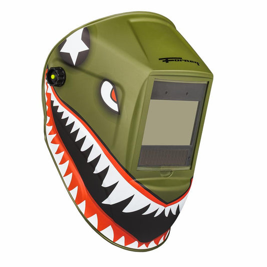 Forney Auto Darkening Variable Shade Green, Black, Red, White Welding Helmet 55938