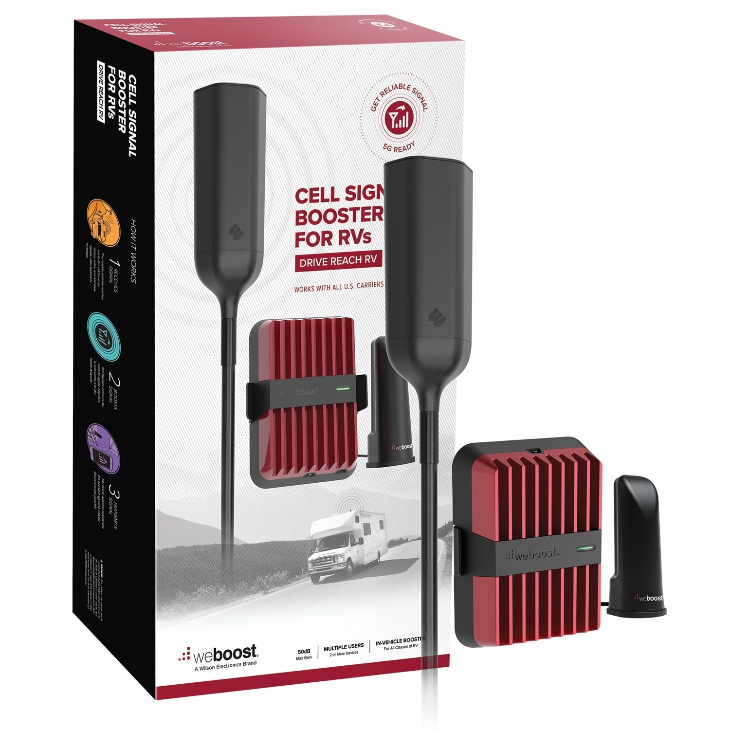 weBoost Cellular Cell Phone Signal Booster WB470354