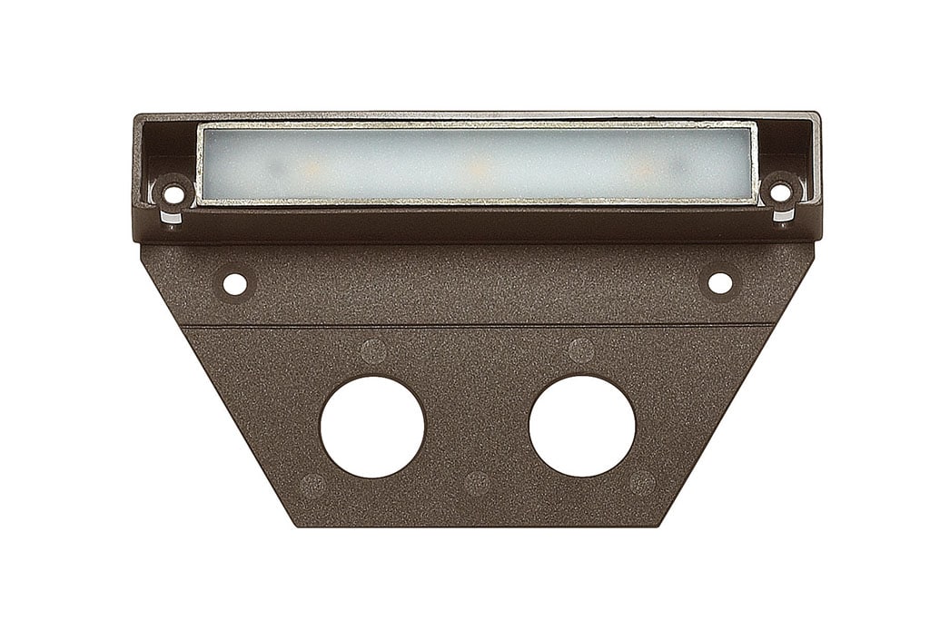Hinkley 140 -Lumens 1.90 -Watt Bronze Low voltage Hardwired LED Outdoor Deck light 2700-K 4903915