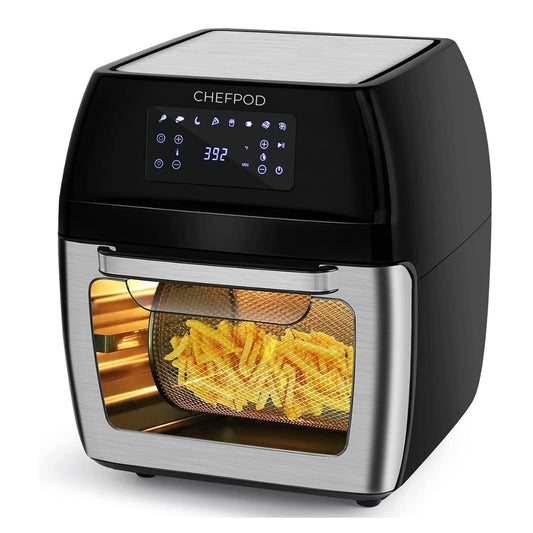Drinkpod Chefpod Pro 13-Quart Chrome Programmable Air Fryer DP-CHEFPOD-1P