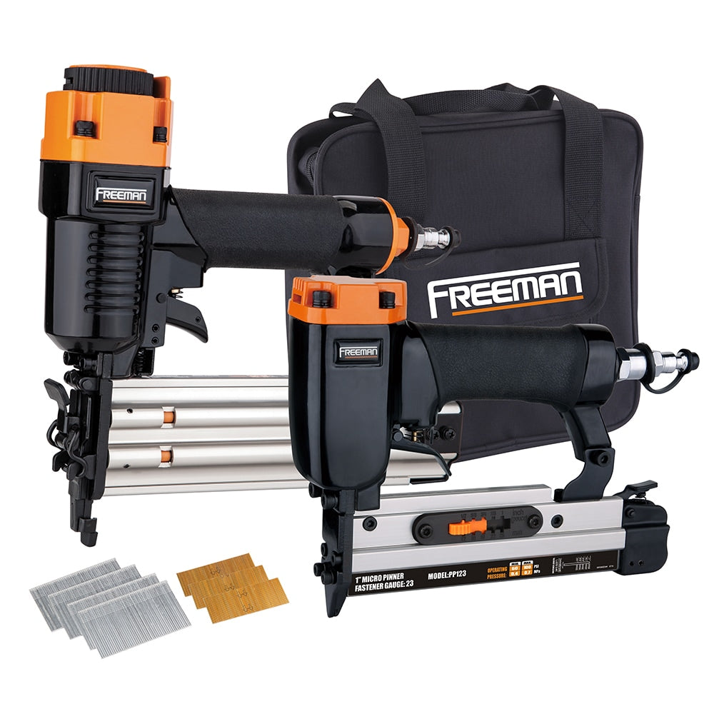 FREEMAN Combo Kit with 1-in 18-Gauge Pneumatic Brad Nailer PPPBRCK