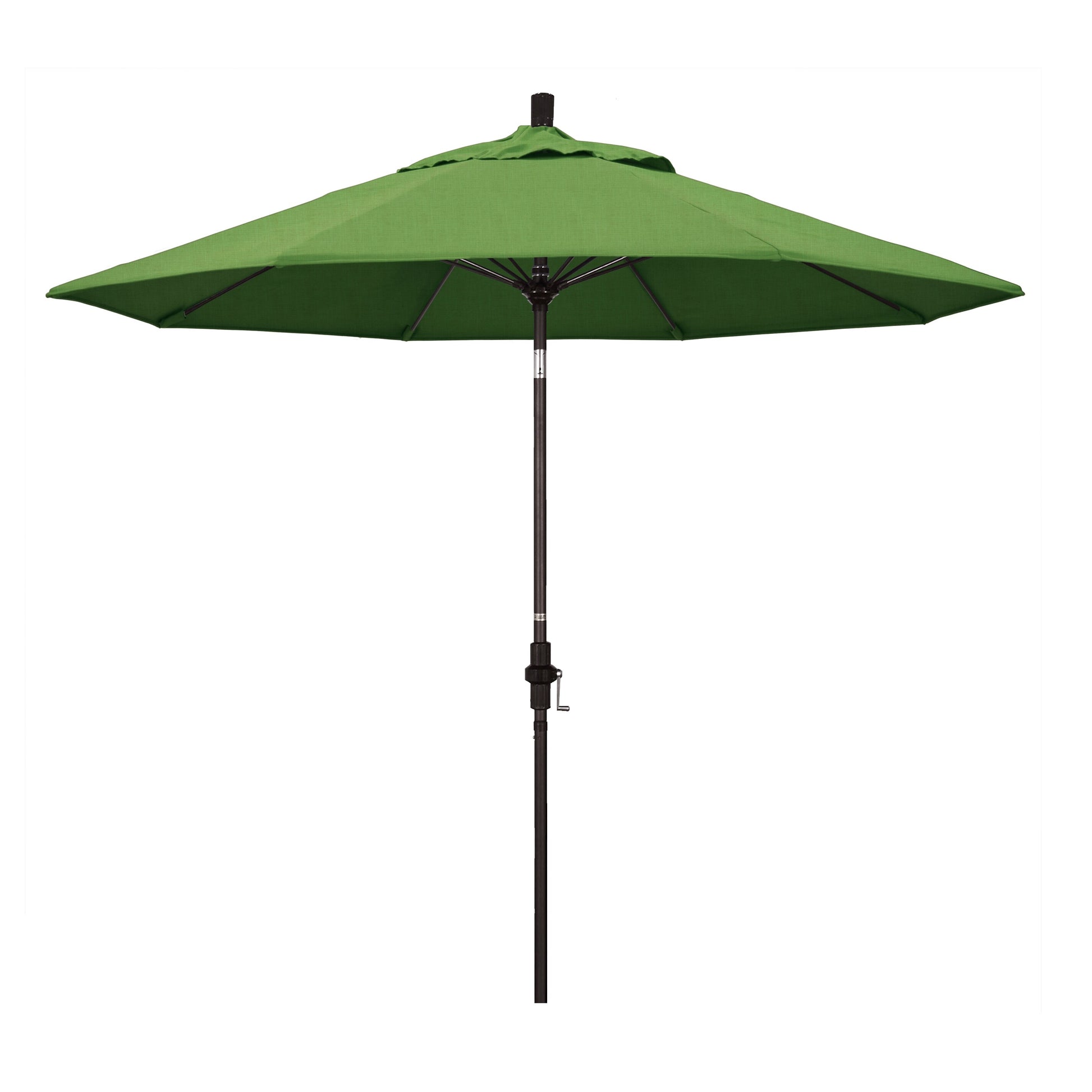 California Umbrella 9-ft Aluminum Green Auto-tilt Market Patio Umbrella