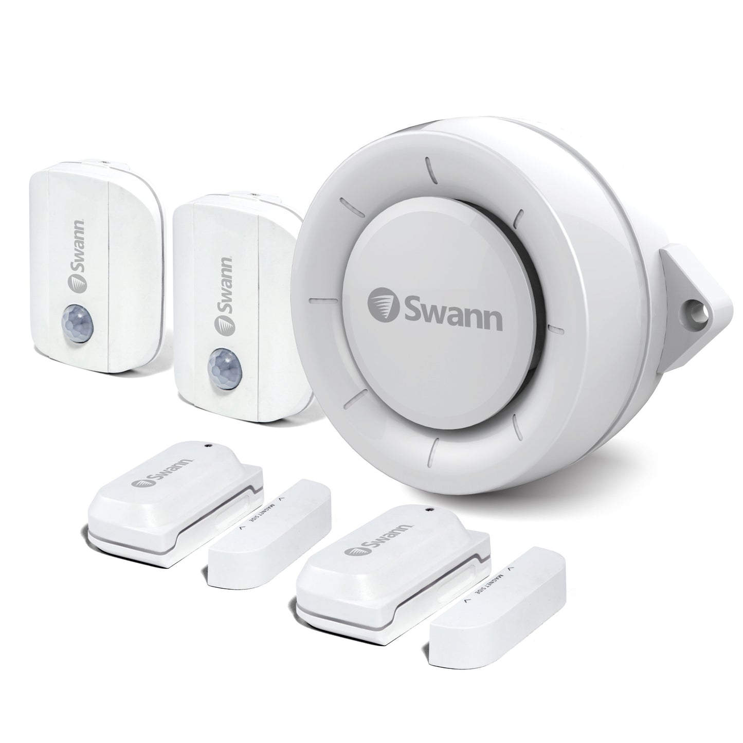 Swann Swifi Wi-fi Compatibility Smart Battery-operated Home Security System SWIFI-ALARMKITA-GL