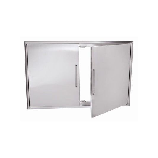 Saber 24-in x 31-in Double-Access Doors Built-In Grill Cabinet Double Doors K00AA2314