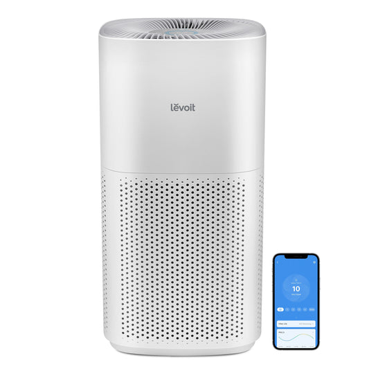 Levoit PlasmaPro 600 5-Speed Ionic Smart White True HEPA Air Purifier ENERGY STAR (Covers: 635-sq ft) HEAPAPLVSUS0097