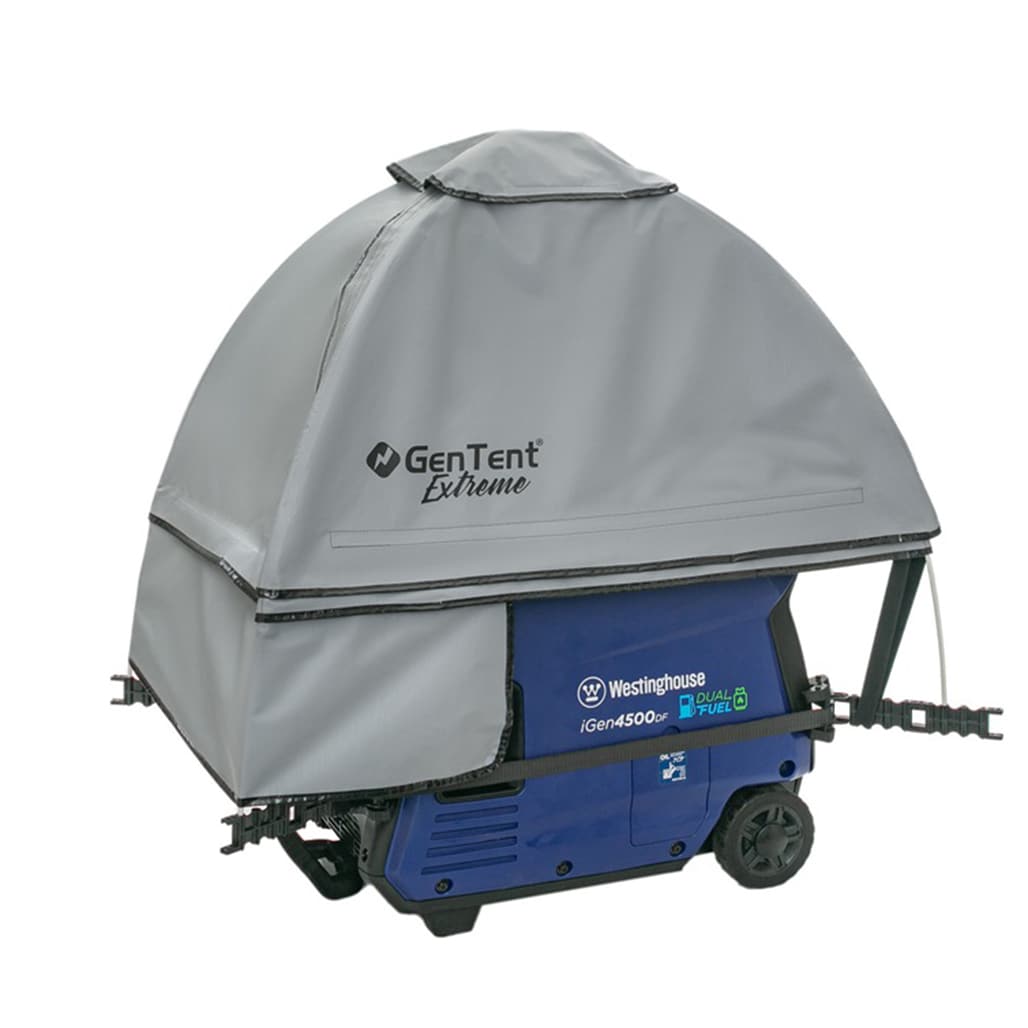GenTent Inverter Kit (Extreme, Grey) For Encased Inverter Generators Generator Cover GTOICSMEGR