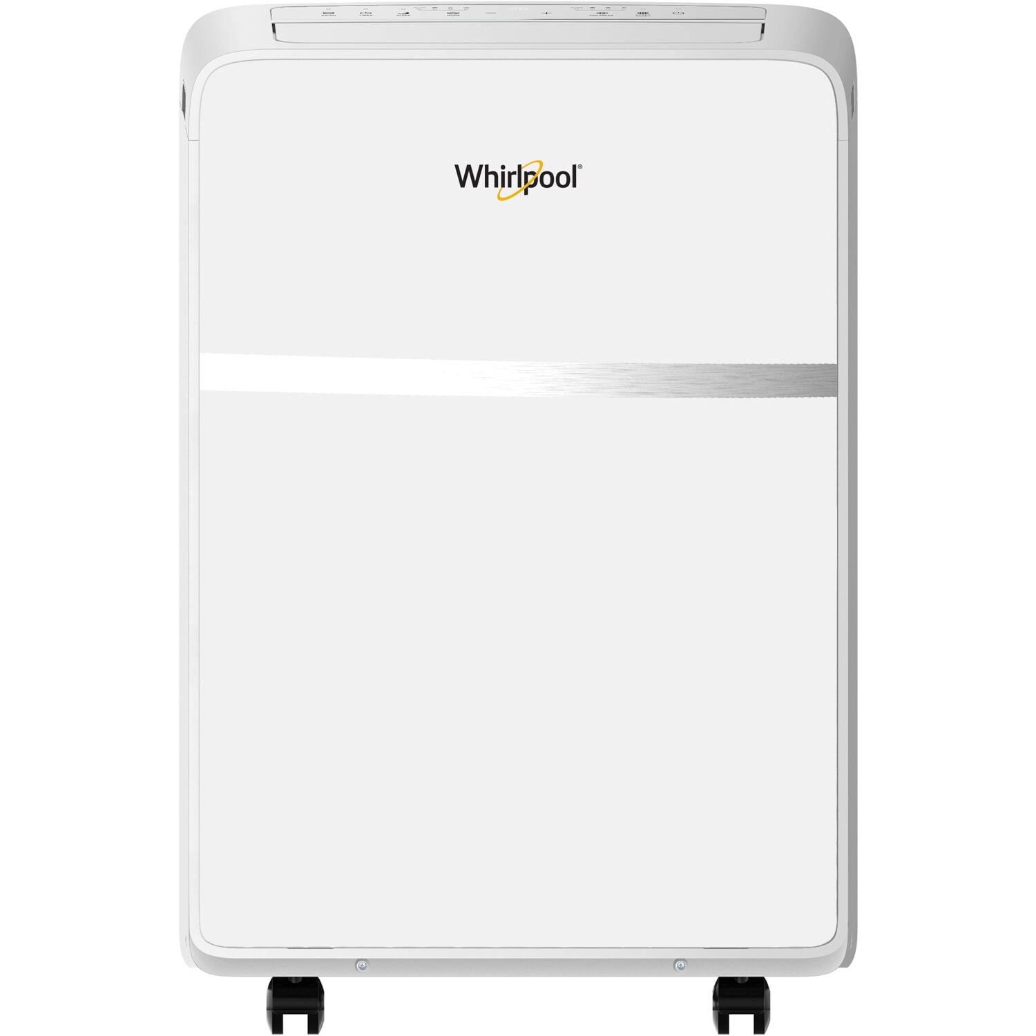 Whirlpool 6500-BTU DOE (115-Volt) White Vented Portable Air Conditioner with Remote Cools 275-sq ft WHAP101BWC