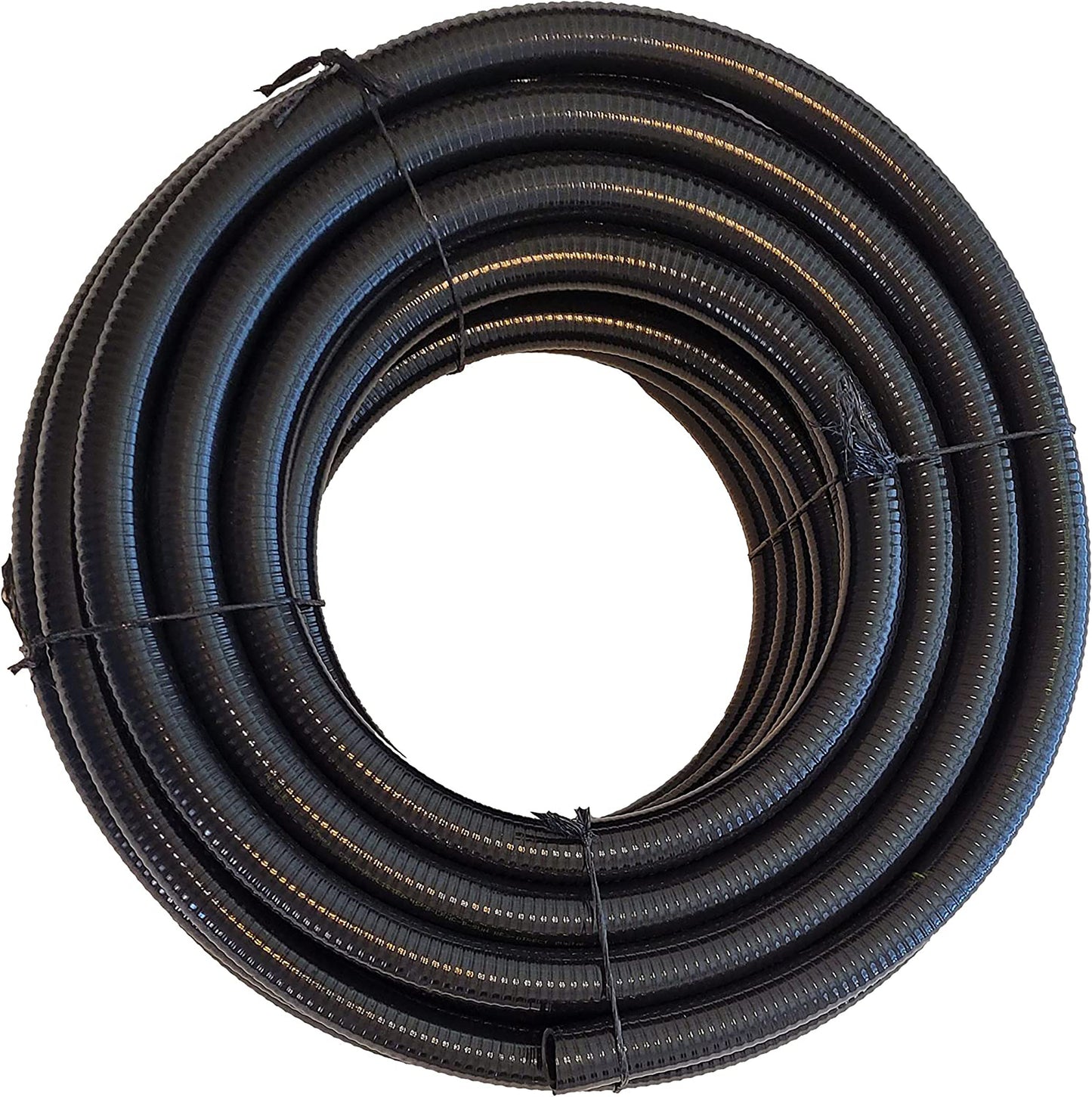 HydroMaxx 1 inch x 100 ft Black Non Metallic Flexible Liquid Tight Electrical Conduit LT100100B