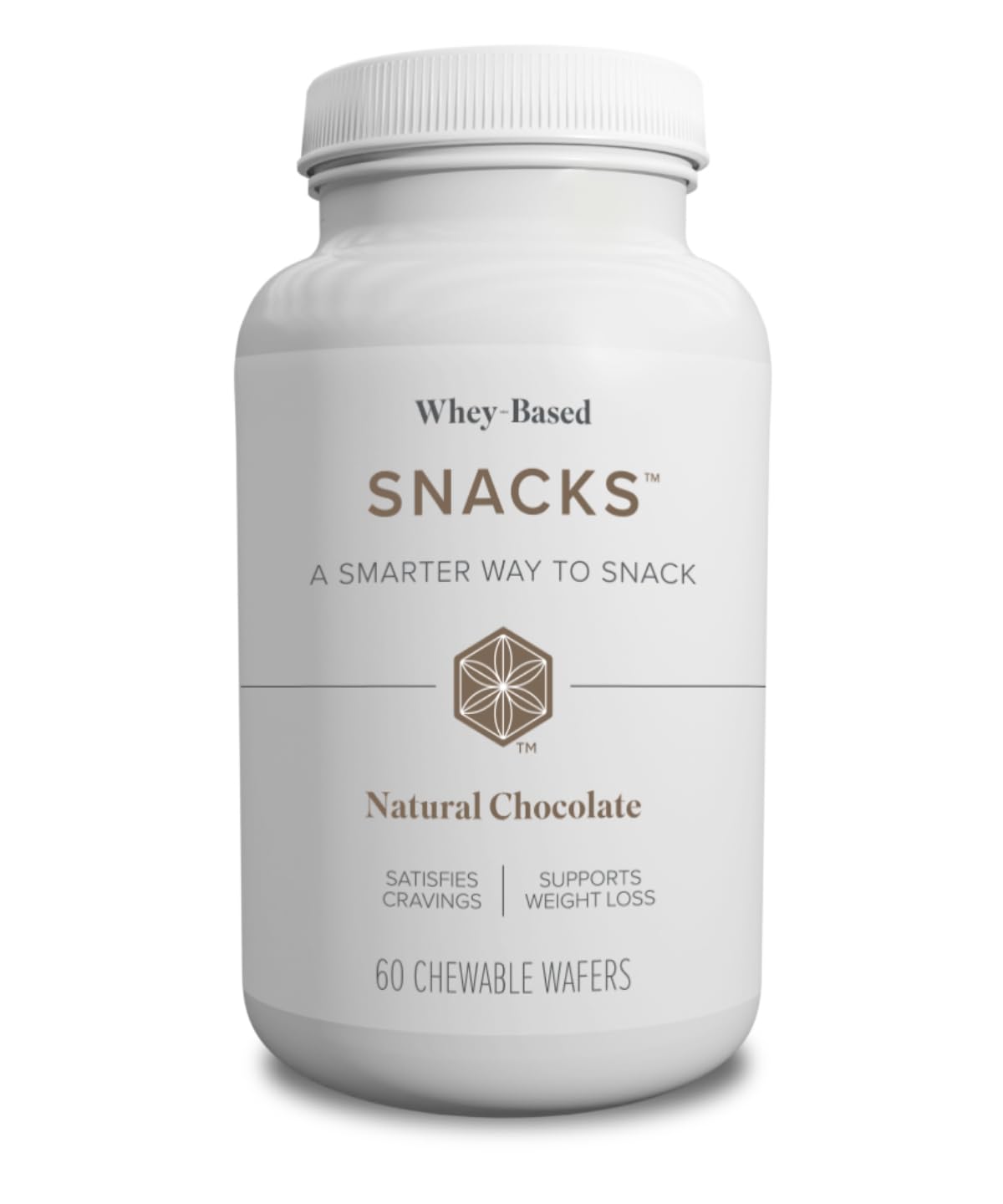 Isagenix Snacks - Nutritionally Balanced Whey-Based Snack - Natural Chocolate Flavor - 60 Chewable Wafers