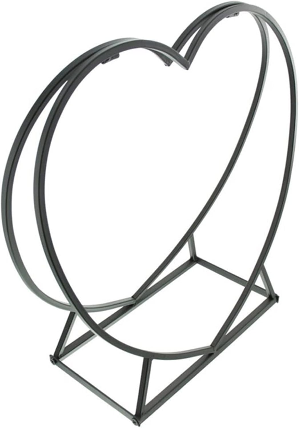 Firewood Log Rack Storage,Log Store Indoors, Firewood Rack - Wrought Iron Firewood Rack for Indoor Outdoor Woodburning Stove, Back Porch Firewood Rack