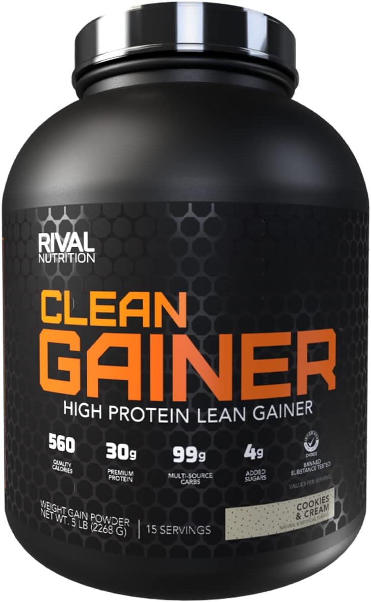 RIVAL NUTRITION Clean Gainer - Cookies & Cream