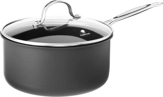 Cuisinart 6193-20 Chef's Classic Non-Stick 3-Quart Nonstick-Hard-Anodized, Saucepan w\/Cover