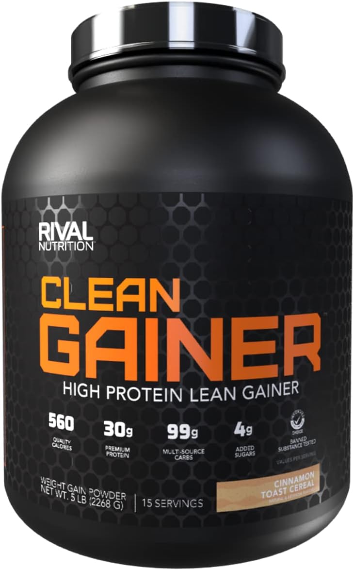RIVAL NUTRITION Clean Gainer - Cinnamon Toast Cereal