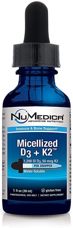 GS Micellized D3 + K2 1 fl. oz by NuMedica