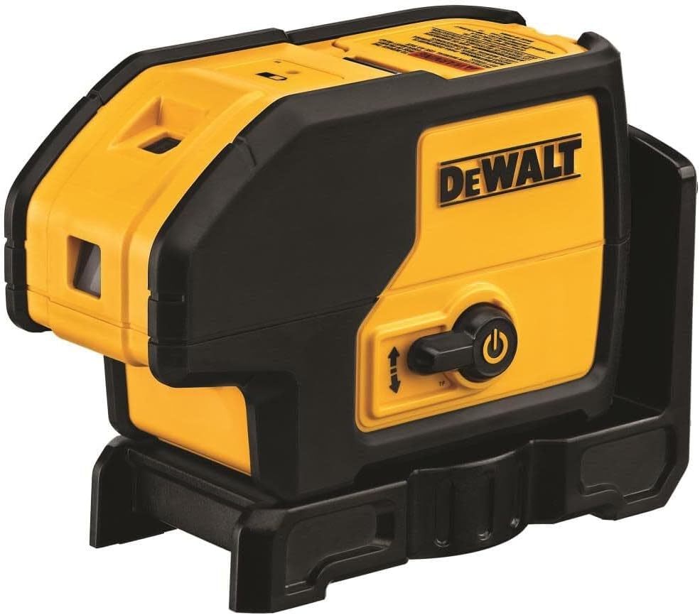 DEWALT Line Laser, Self-Leveling, 3-Beam, Red, Includes Carrying Case (DW083K)